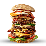 Sky Scraper Homemade Burger  Regular 